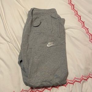 Grey Nike joggers